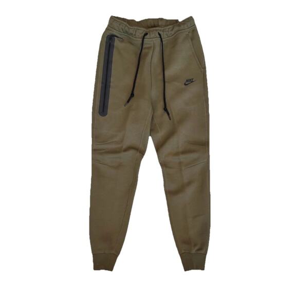 New Nike Sportswear Tech Fleece Track Pants Joggers Medium Olive Men Size Small - Picture 7 of 7